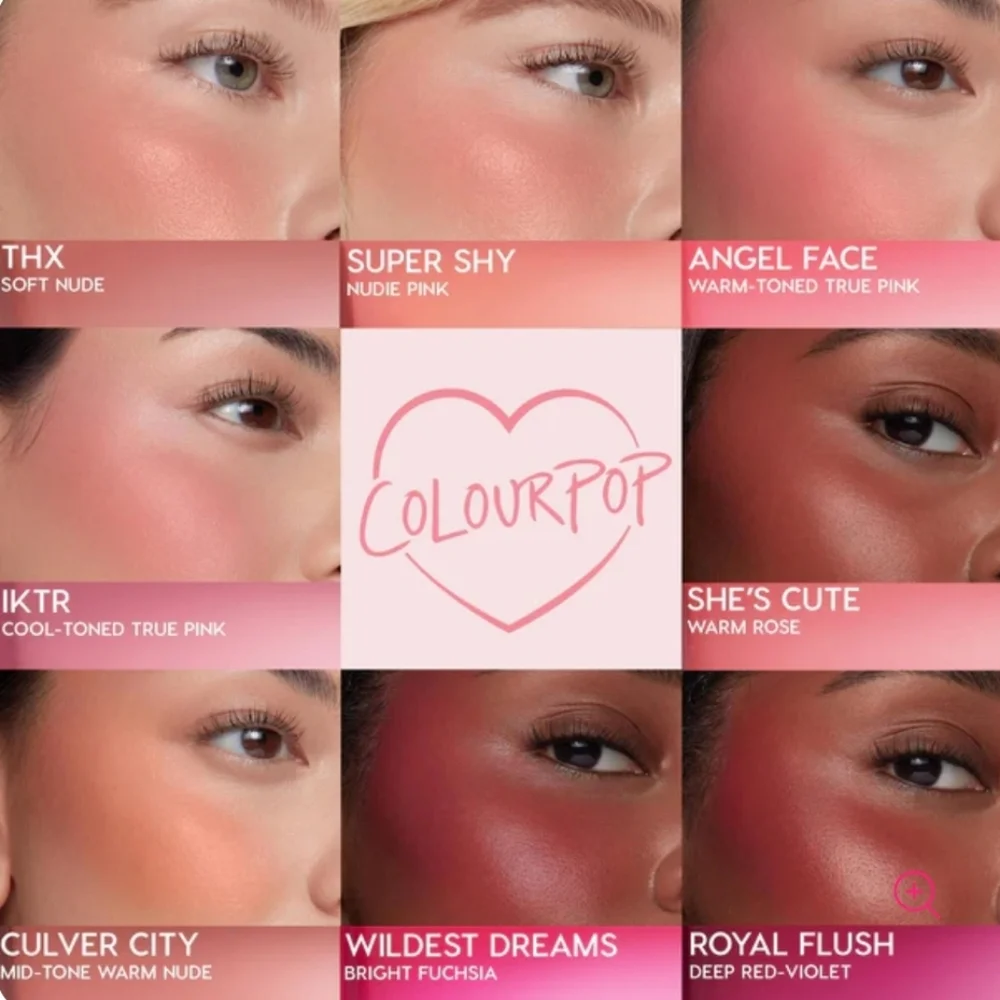 ColourPop Weightless Liquid Blush: Wildest Dreams (Bright Fuchsia), .30oz, NIB